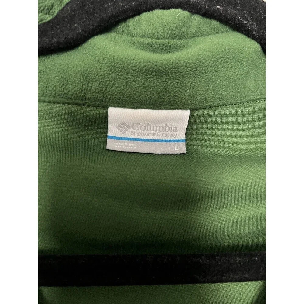 Columbia Men's Fleece Pullover Jacket 1/4 Zipper Size Large - Picture 2 of 4